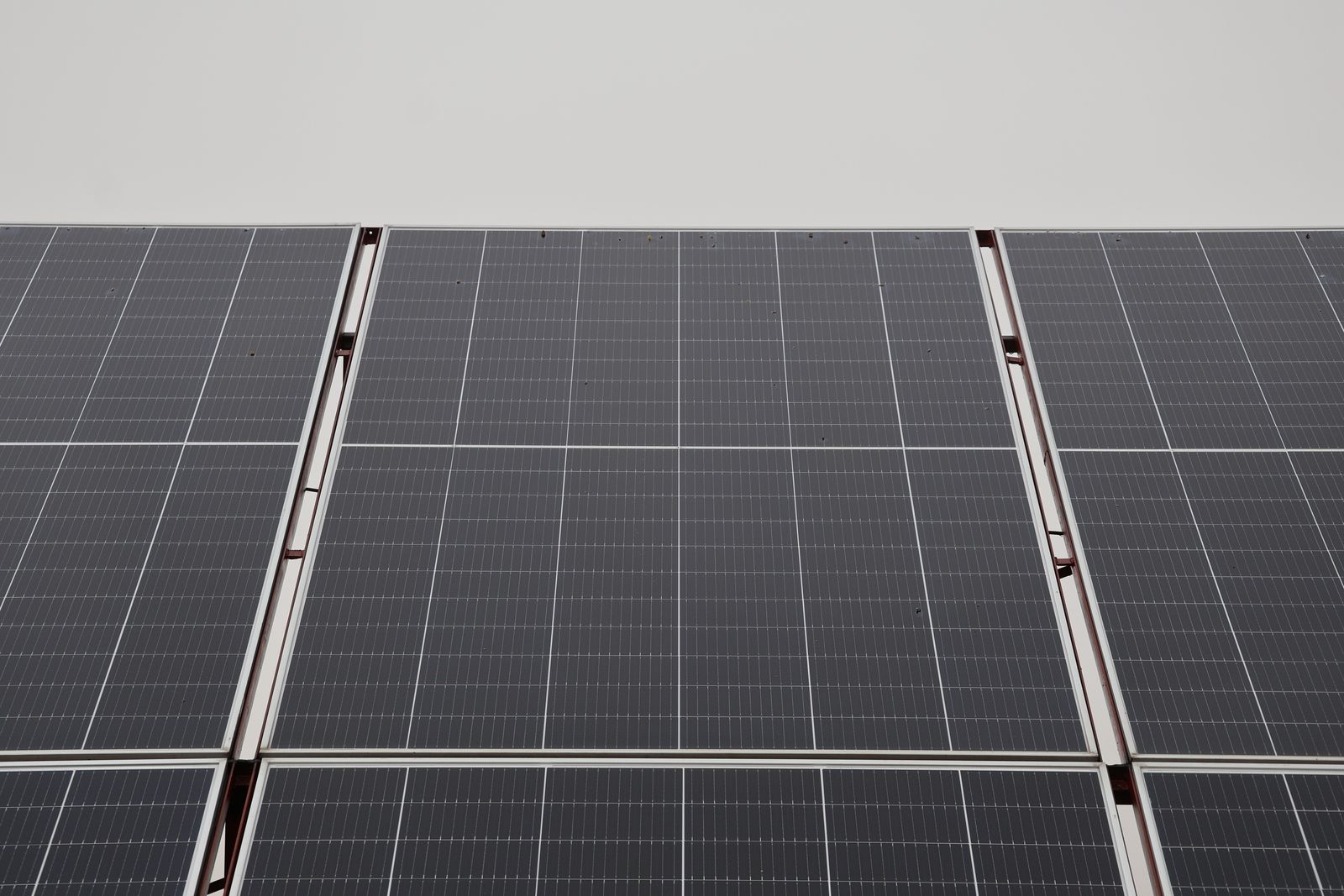 Modern solar panels supporting the clean-energy transition